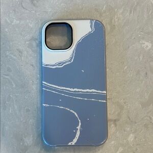 OtterBox Blue and White iPhone Case with Artistic Design